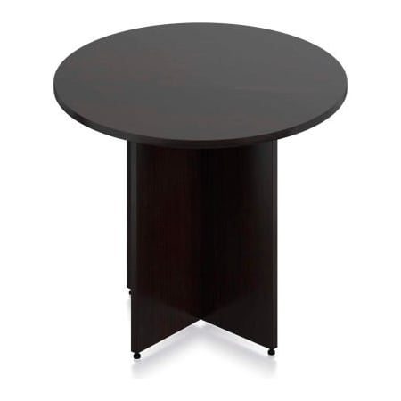 Gec Offices To Go - Round Table - 36"W x 29-1/2"H - Espresso SL36R-AEL